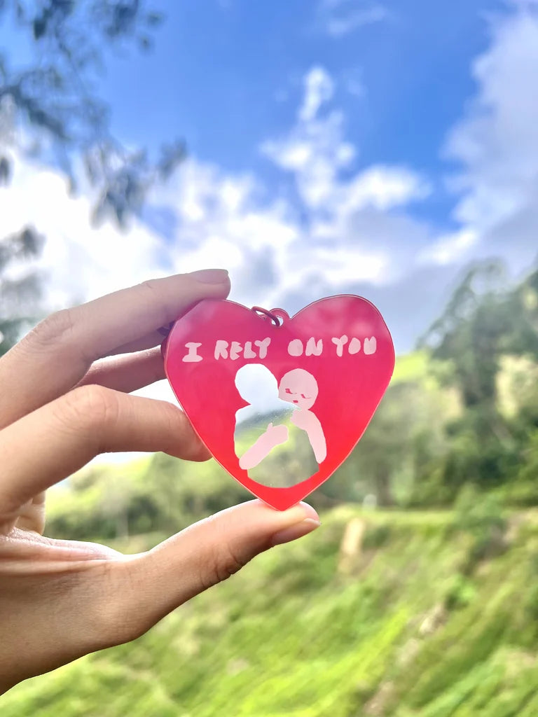 i rely on you keychain 𓏲ּ𝄢