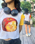 apple crop top 𑣿