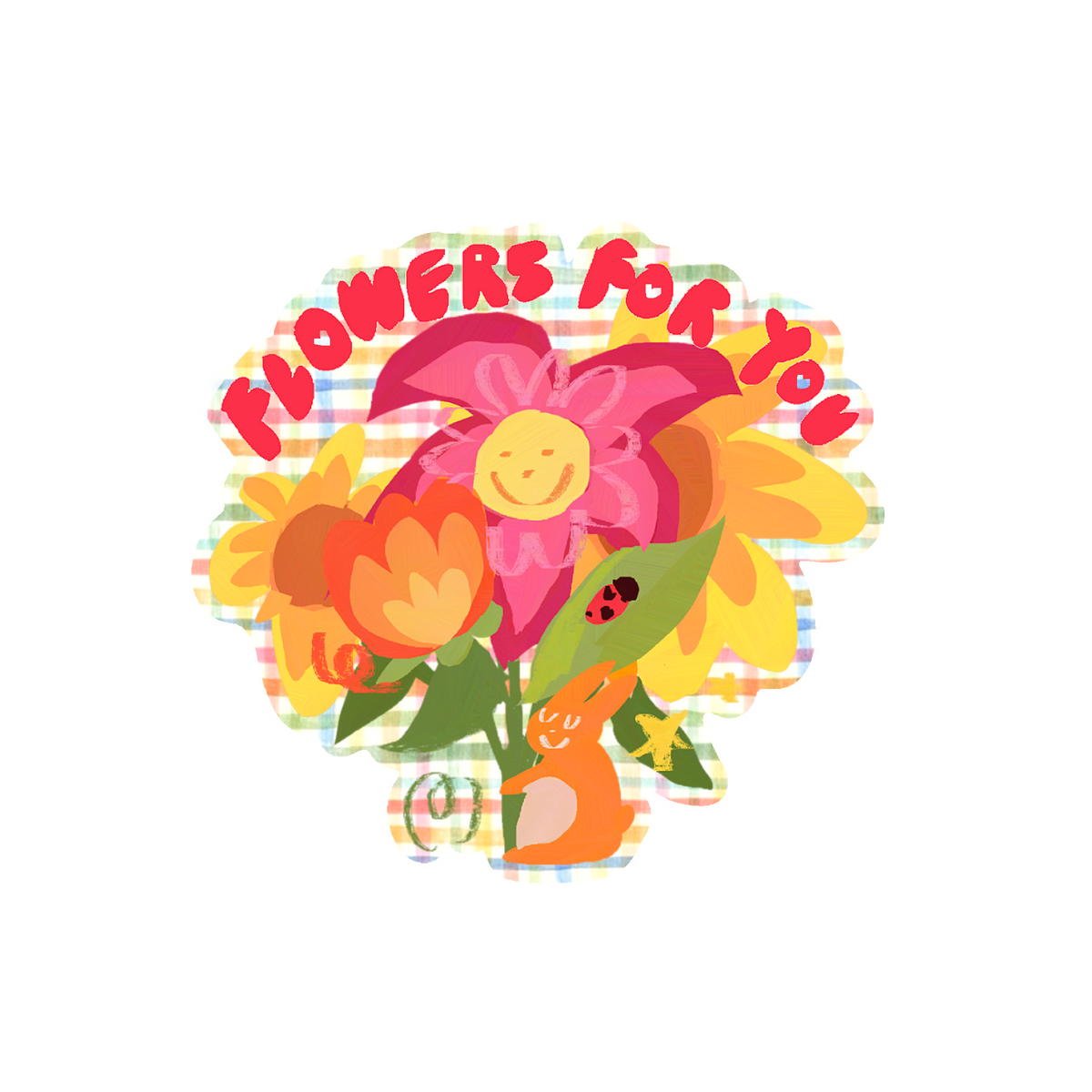 flowers for you sticker ❀