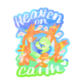 heaven on earth sticker ໒꒱