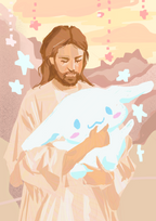 jesus sanrio prints ૮₍ ´ ꒳ `₎ა