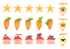 mood tracker transparent sticker sheet ☻☹