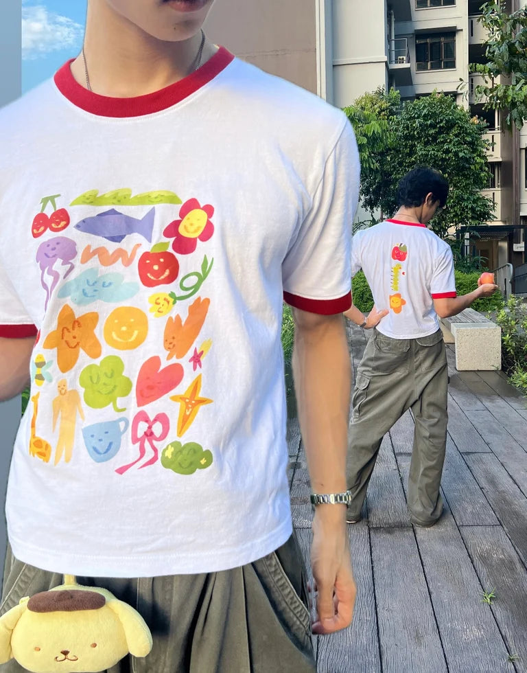 we are one ringer tee ꩜